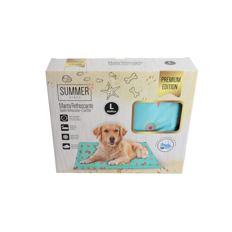 Summer Vibes Cool Mat Premium Manta Refrescante para cães e gatos, , large image number null